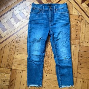 J. Crew 10” High Rise Toothpick Jeans SZ 27S